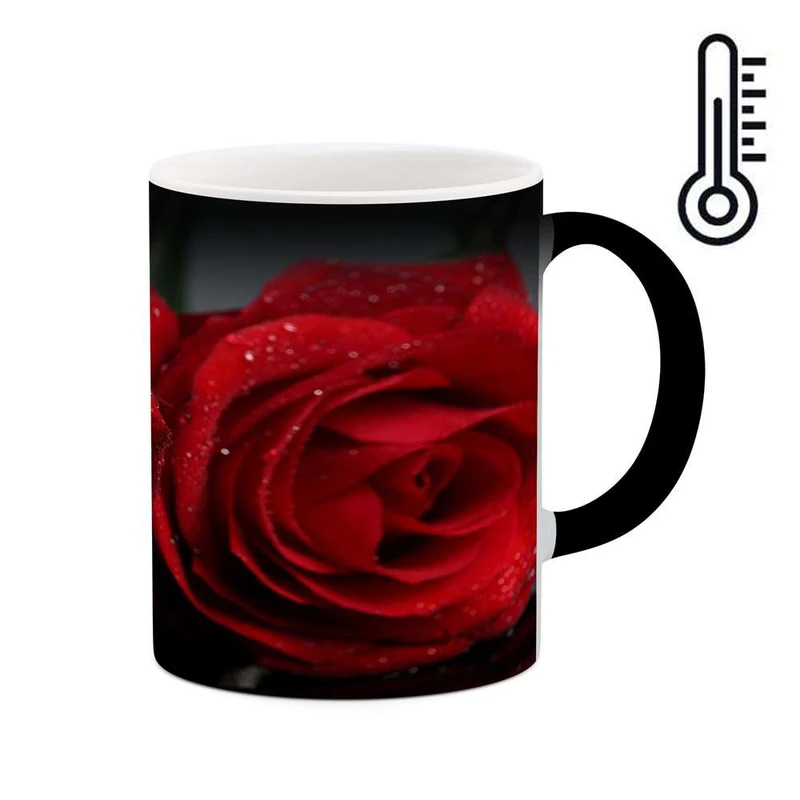 ماگ حرارتی کاکتی مدل گل رز کد mgh18054