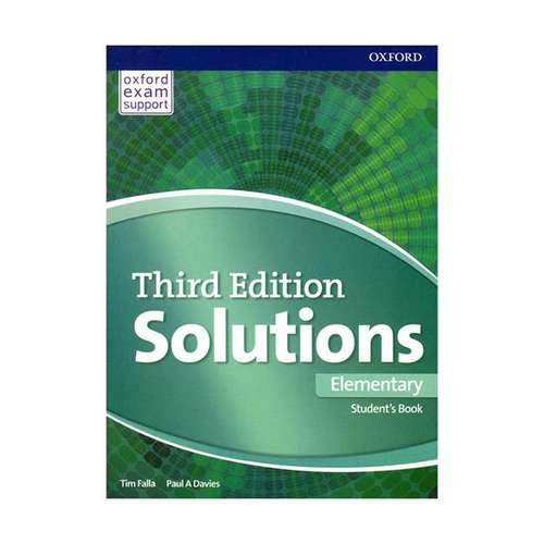 کتاب Solutions 3rd Elementary اثر Tim Falla انتشارات Oxford