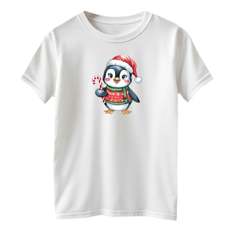 تی شرت آستین کوتاه بچگانه مدل کریسمسی کد 016