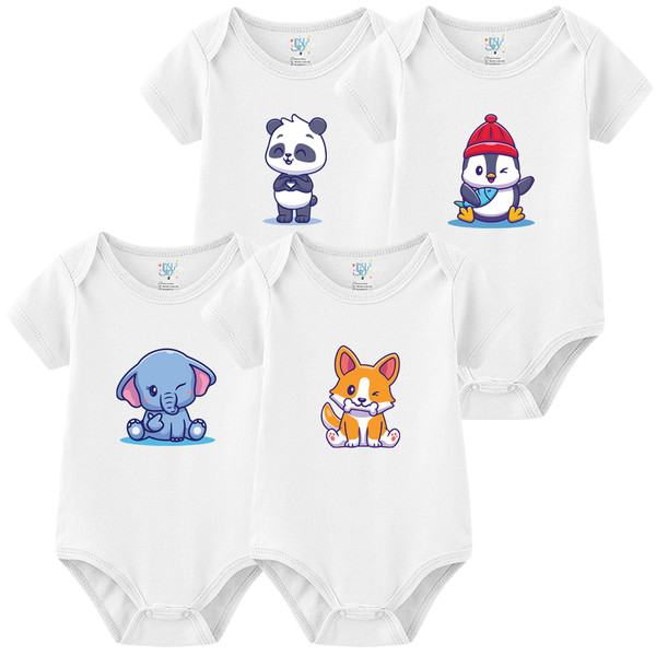 تخفیف بادی آستین کوتاه نوزادی نیل کوک مدل FunG مجموعه 4 ...