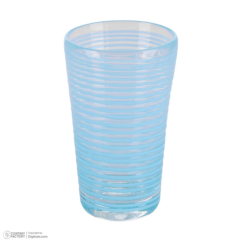 عکس شماره 11 : لیوان شیشه ای بومی مدل v-3 نوار منظم بسته 6 عددی