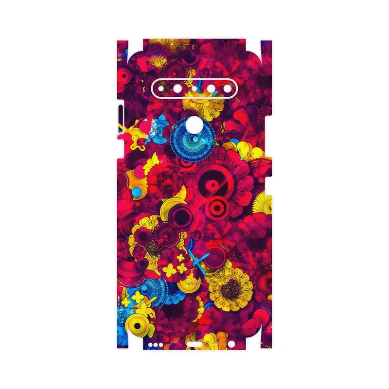 برچسب پوششی ماهوت مدل Vector Flower Garden Digital Art-FullSkin مناسب برای گوشی موبایل ال جی K61