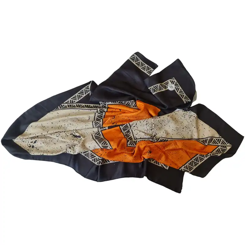 شال زنانه مدل ساتن نخی کد 828