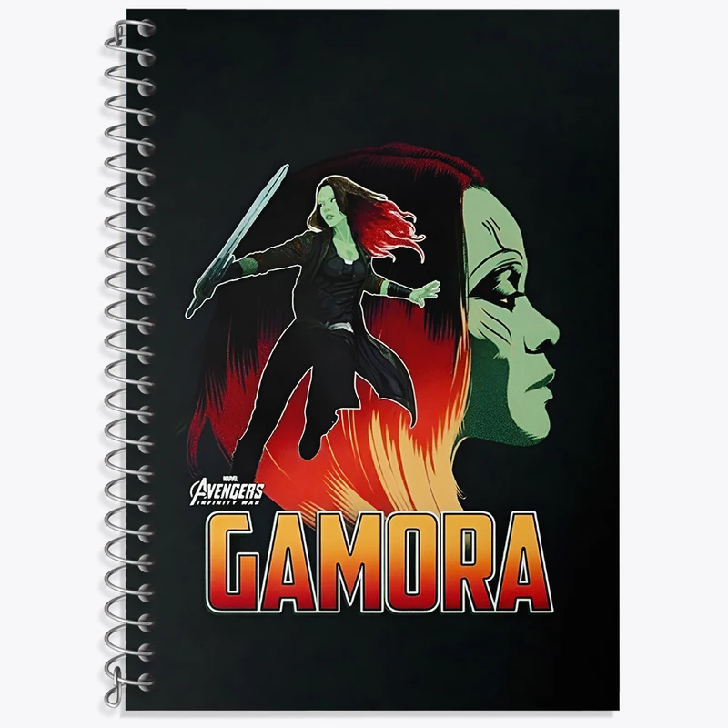 دفتر لغت 50 برگ خندالو طرح گامورا مارول (Marvel) کد N5718