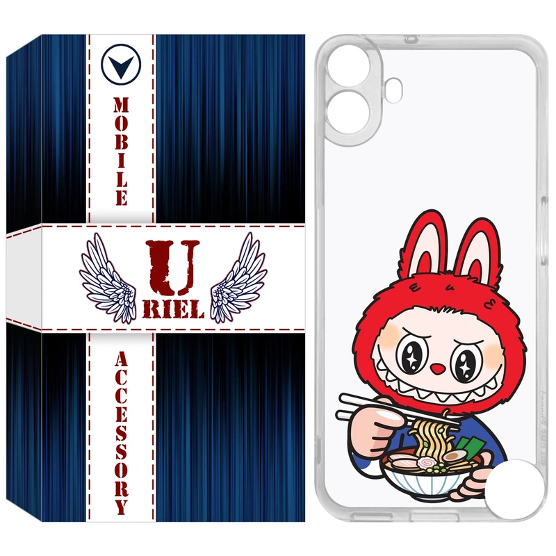 کاور یوریل مدل Clear کد 117 طرح لبوبو Labubu مناسب برای گوشی موبایل ناتینگ فون Nothing CMF Phone 1