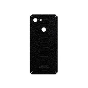 MAHOOT Black-Snake-Leather Cover Sticker for Google Pixel 3