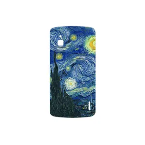 MAHOOT The Starry Night of van Gogh Cover Sticker for Google Nexus 4