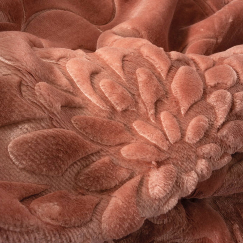 پتو 1 نفره گلبافت مدل برتر گل برجسته سایز 220x160 سانتی‌متر