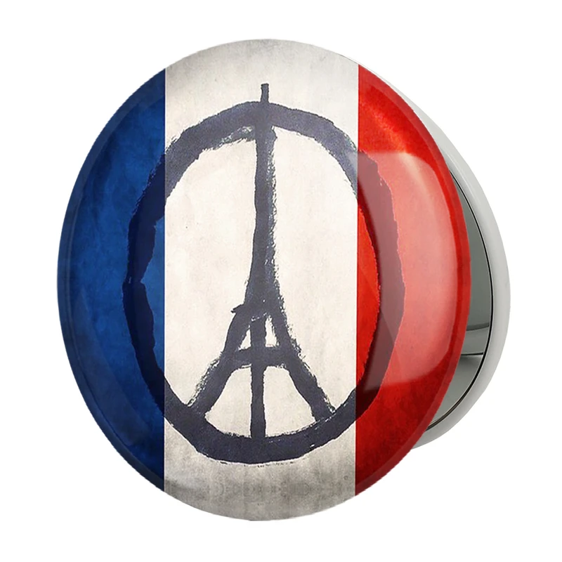 آینه جیبی خندالو طرح باشگاه پاری سن ژرمن Paris Saint-Germain مدل تاشو کد 2005 