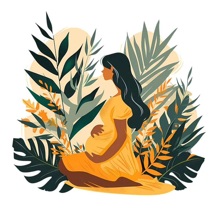 استیکر پارچه و لباس پاد آفرین مدل بارداری زن دختر مادر همسر کد S2976