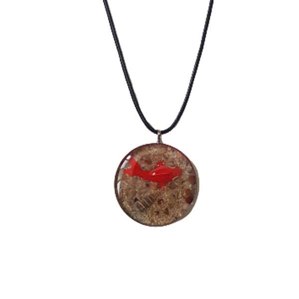 گردنبند دخترانه مدل رزینی طرح حوض ماهی گردنبند دخترانه مدل رزینی طرح حوض ماهی