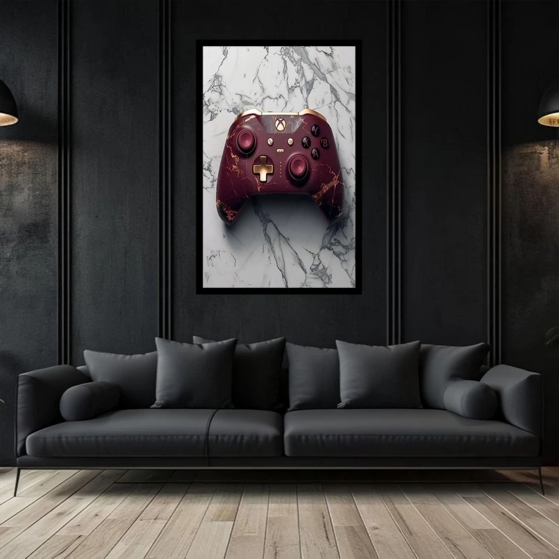 تابلو بکلیت طرح نقاشی و هنر دیجیتال گیمینگ دسته بازی مدل B-bu2765