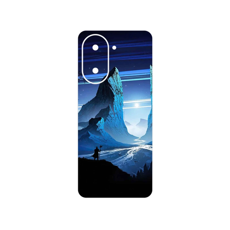 برچسب پوششی ماهوت مدل Blue Mountains Digital Art مناسب برای گوشی موبایل شیائومی Poco C71