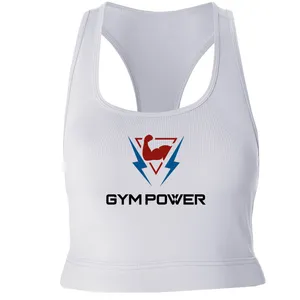 نیم تنه ورزشی زنانه مدل GYM POWER کد P037 رنگ سفید