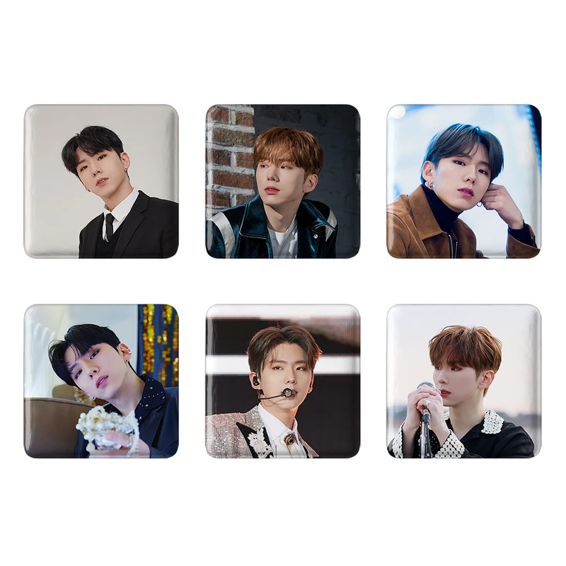 مگنت خندالو طرح کیهیون گروه مانستا اکس MONSTA X کد 1264A مجموعه 6 عددی