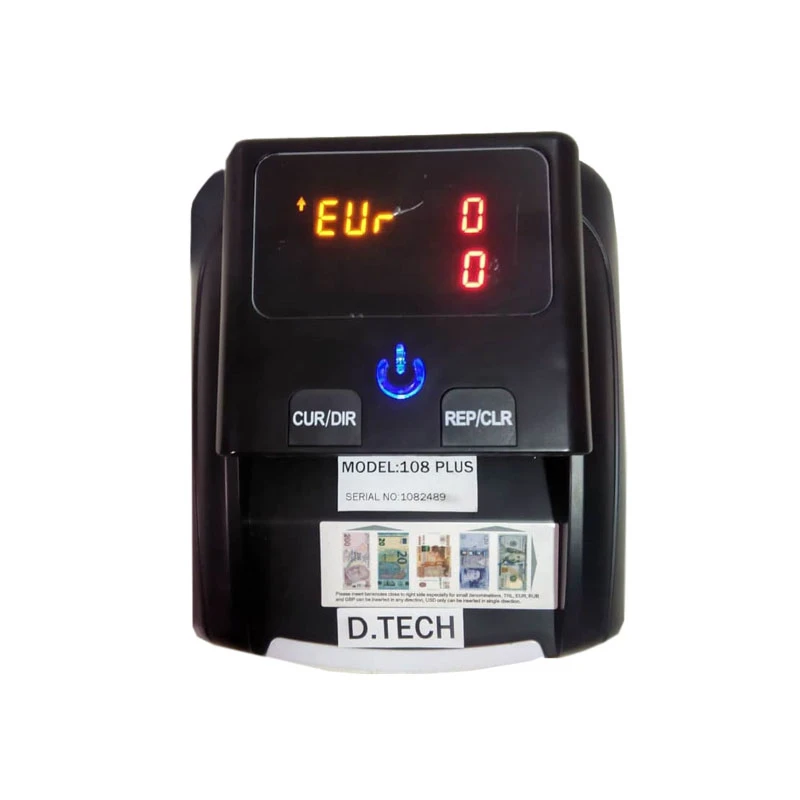 دستگاه تفکیک و تشخیص اصالت اسکناس دیتک مدل  108 plus