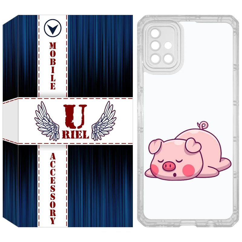 کاور یوریل مدل Clear کد 42 طرح پیگی مناسب برای گوشی موبایل سامسونگ Galaxy A51