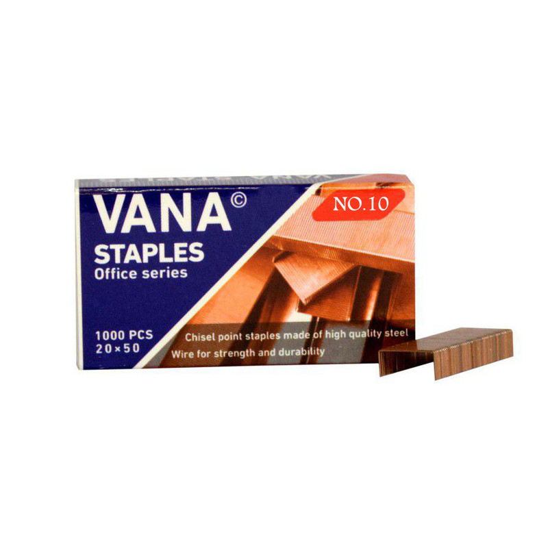 سوزن منگنه وانا مدل k02 سایز 10 بسته 1000 عددی