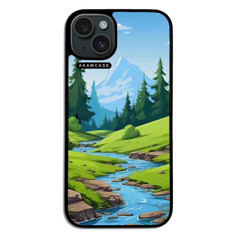 کاور آکام مدل AMC-WA15PLUS-NATURE-19 مناسب برای گوشی موبایل اپل iPhone 15 Plus