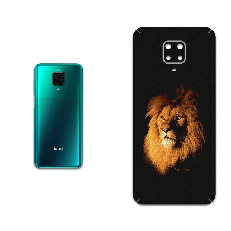 برچسب پوششی ماهوت مدل Lion مناسب برای گوشی موبایل شیائومی Redmi Note 9 Pro