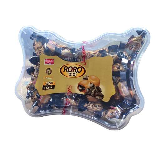 شکلات تافی کره ای رورو با طعم قهوه شیرین عسل - 300 گرم