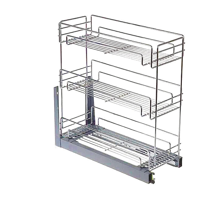 سبد سوپری کابینت  مدل ریل کف 3طبقه unit15