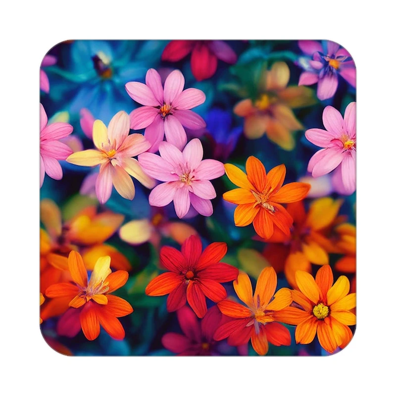 زیر لیوانی کاکتی طرح گل مدل mp17416