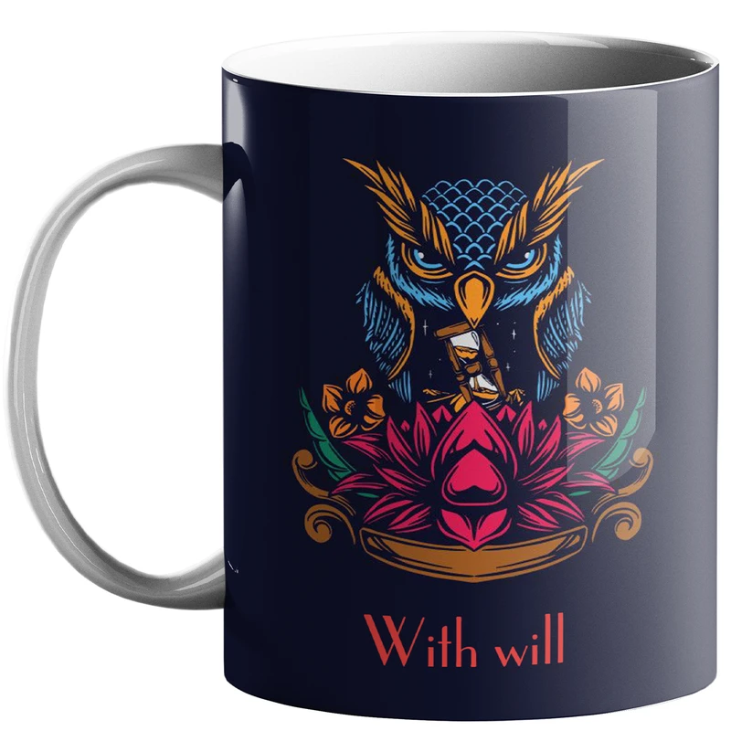 ماگ طرح جغد کد 40