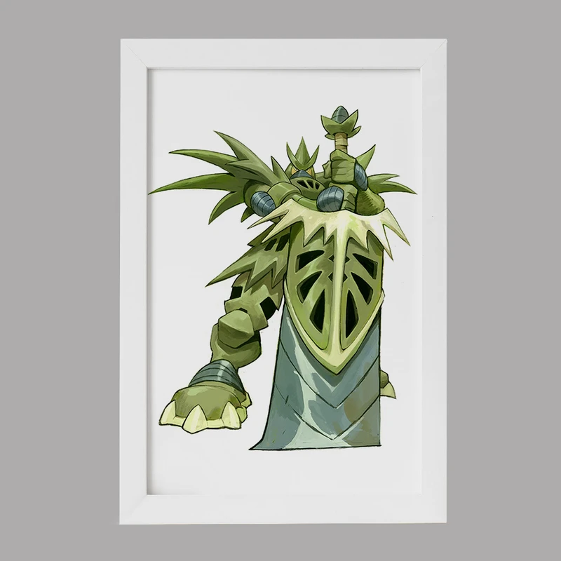 تابلو خندالو مدل بازی شکارچی هیولا (Monster Hunter) کد 33188