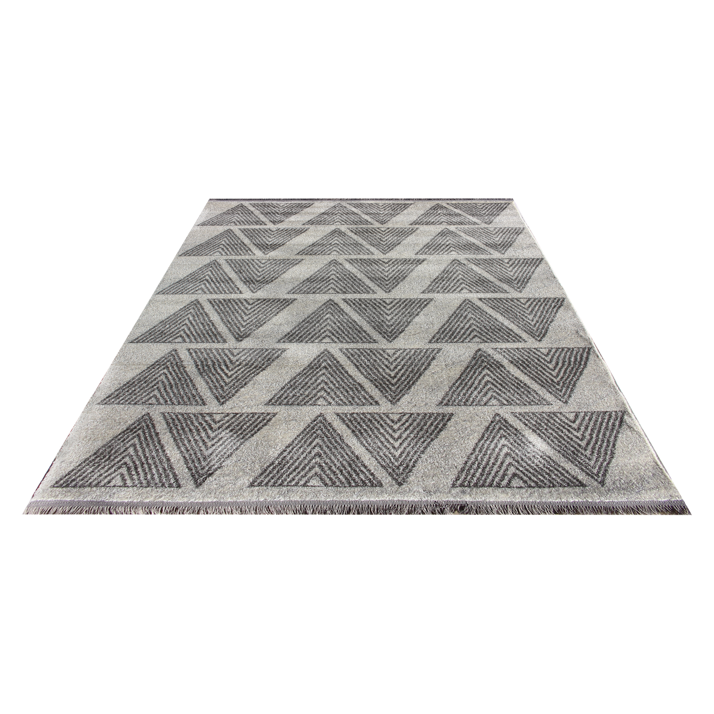 فرش ماشینی نیروانا مدل ویژن کد 2040 زمینه کرم