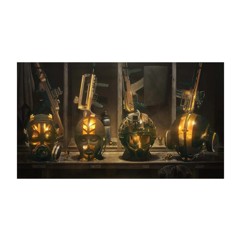 استیکر لپ تاپ و موبایل مدل بازی طرح Tom Clancy's Rainbow Six کد 2014