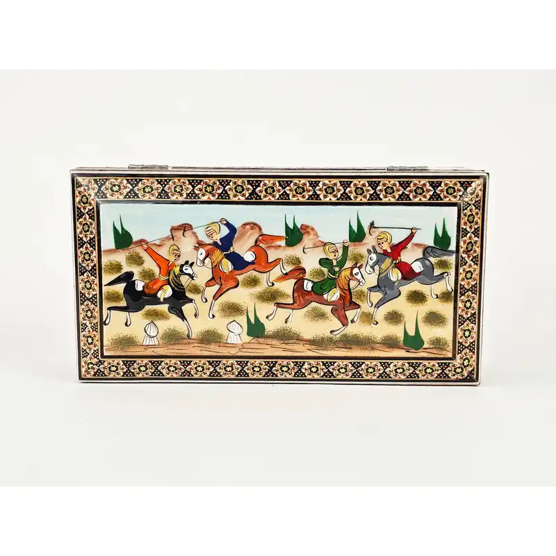 جا کارتی خاتم کاری مدل چوگان