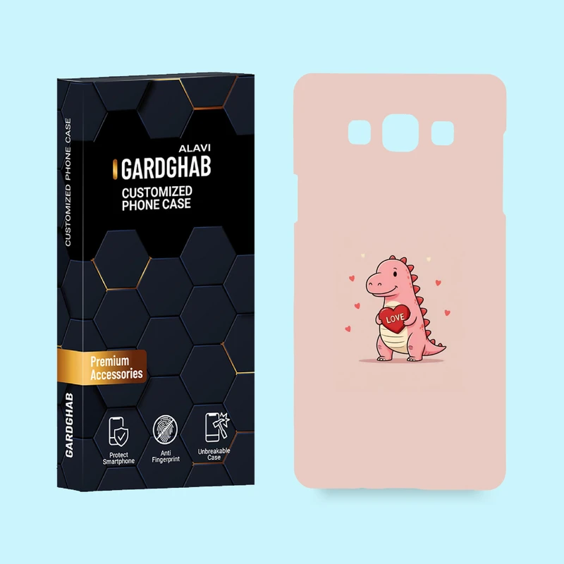کاور گارد قاب علوی مدل عاشقانه مناسب برای گوشی موبایل سامسونگ Galaxy A7 2015 / A700