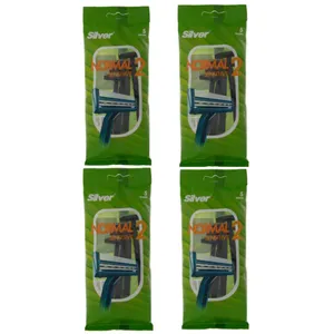 خودتراش سیلور مدل Normal 2 Sensitive مجموعه 4 عددی