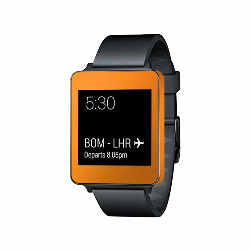  برچسب ماهوت طرح Matte-Orange مناسب برای ساعت هوشمند ال جی G Watch