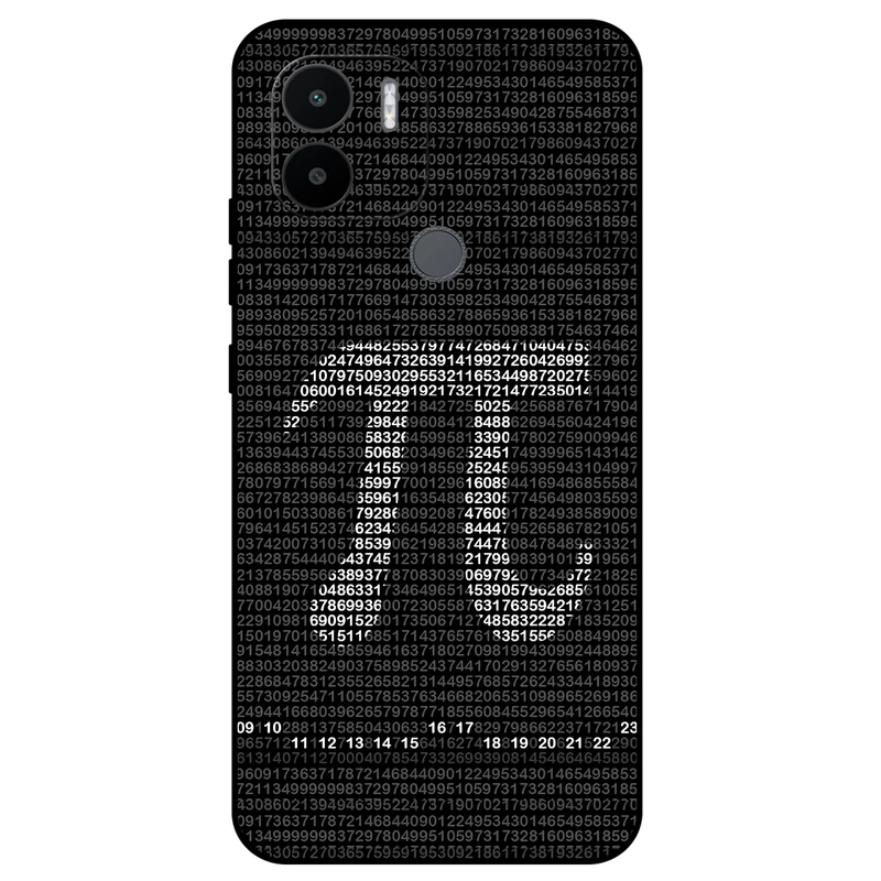 کاور مگافون طرح عدد پی مدل 7240 مناسب برای گوشی موبایل شیائومی Redmi A1 Plus / A2 Plus