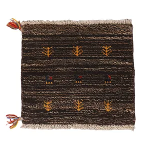 گبه دستبافت نیم متری طرح قشقایی کد 4030338