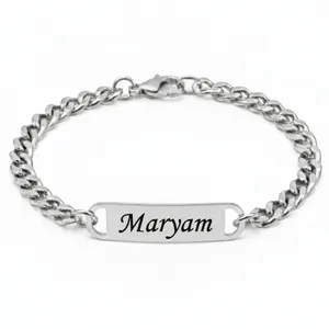 دستبند زنجیری مدل اسم مریم