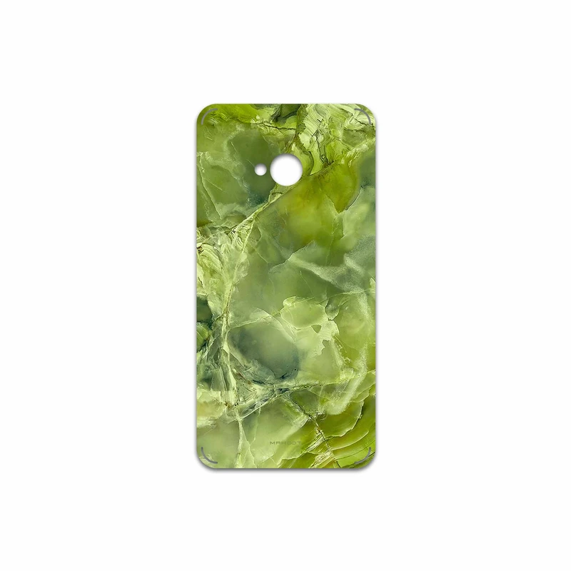 برچسب پوششی ماهوت مدل Green Crystal Marble مناسب برای گوشی موبایل اچ تی سی One