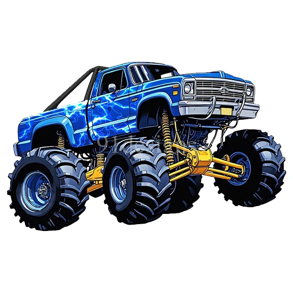 استیکر پارچه و لباس پاد آفرین طرح ماشین کد 5535