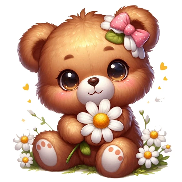 استیکر پارچه و لباس پاد آفرین طرح خرسی کد 2405