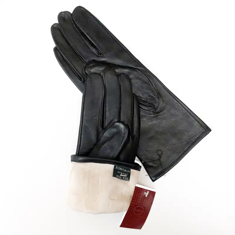 دستکش زنانه رومانی مدل چرم کاترین