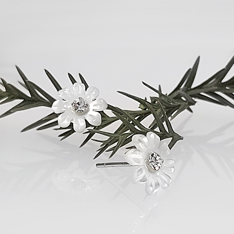 گوشواره نقره زنانه اقلیمه مدل EN510