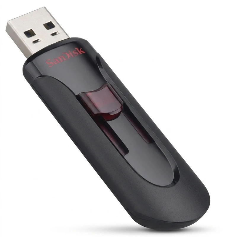 فلش مموری سن دیسک مدل CZ600 ظرفیت 128 گیگابایت رابط USB 3.0 Type-A کشویی، سرعت انتقال 150 مگابایت بر ثانیه، سازگار با گوشی، تبلت، کامپیوتر، لپ‌تاپ و تلویزیون