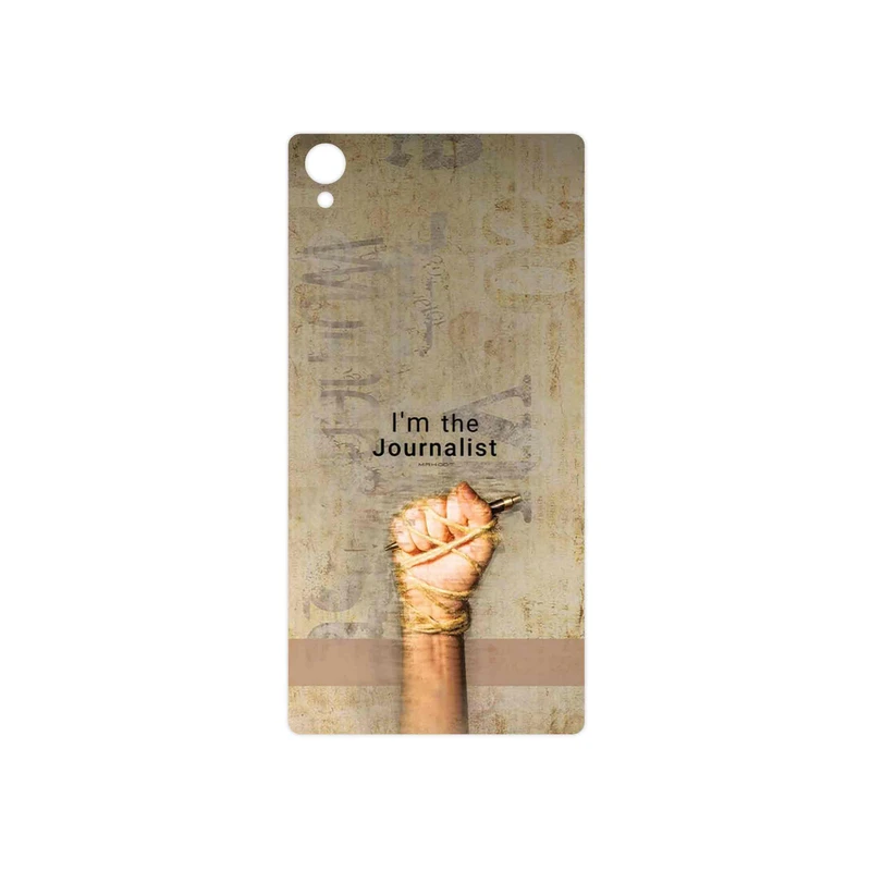 برچسب پوششی ماهوت مدل Journalist مناسب برای گوشی موبایل سونی Xperia Z1
