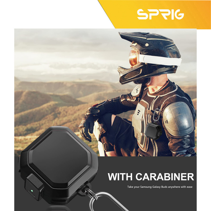 کاور اسپریگ مدل EggShell-SP مناسب برای کیس سامسونگ Galaxy Buds FE