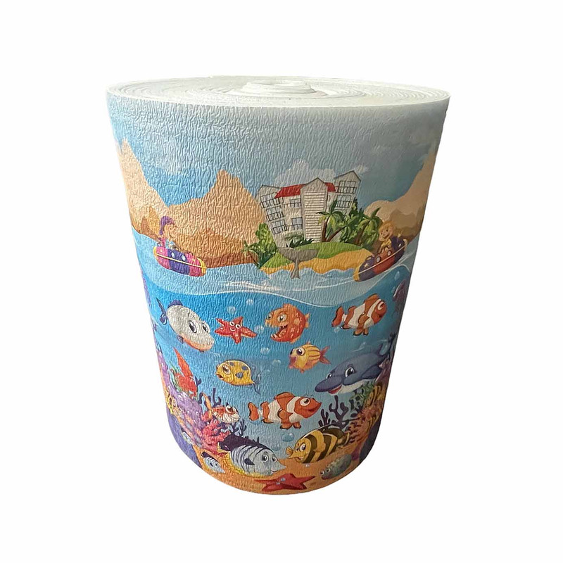 دیوارپوش مدل فومی کودک ضخیم طرح دریا کد OC10