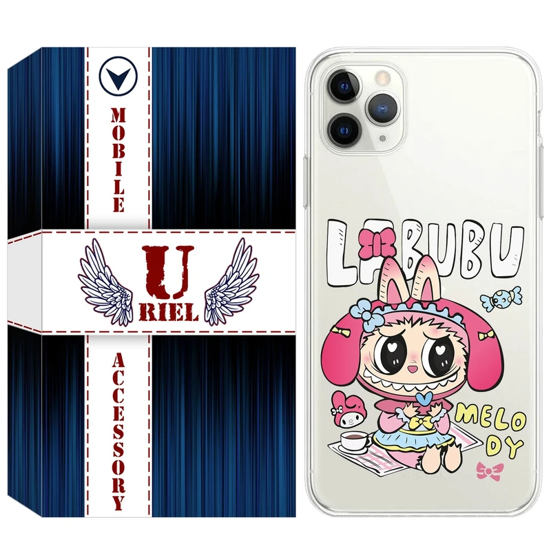 کاور یوریل مدل Clear کد 140 طرح لبوبو مناسب برای گوشی موبایل اپل iPhone 11 Pro Max