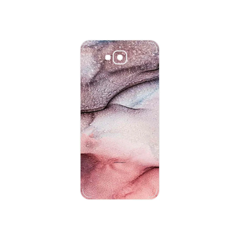 برچسب پوششی ماهوت مدل Smoky pink marble مناسب برای گوشی موبایل هوآوی Y6 Pro
