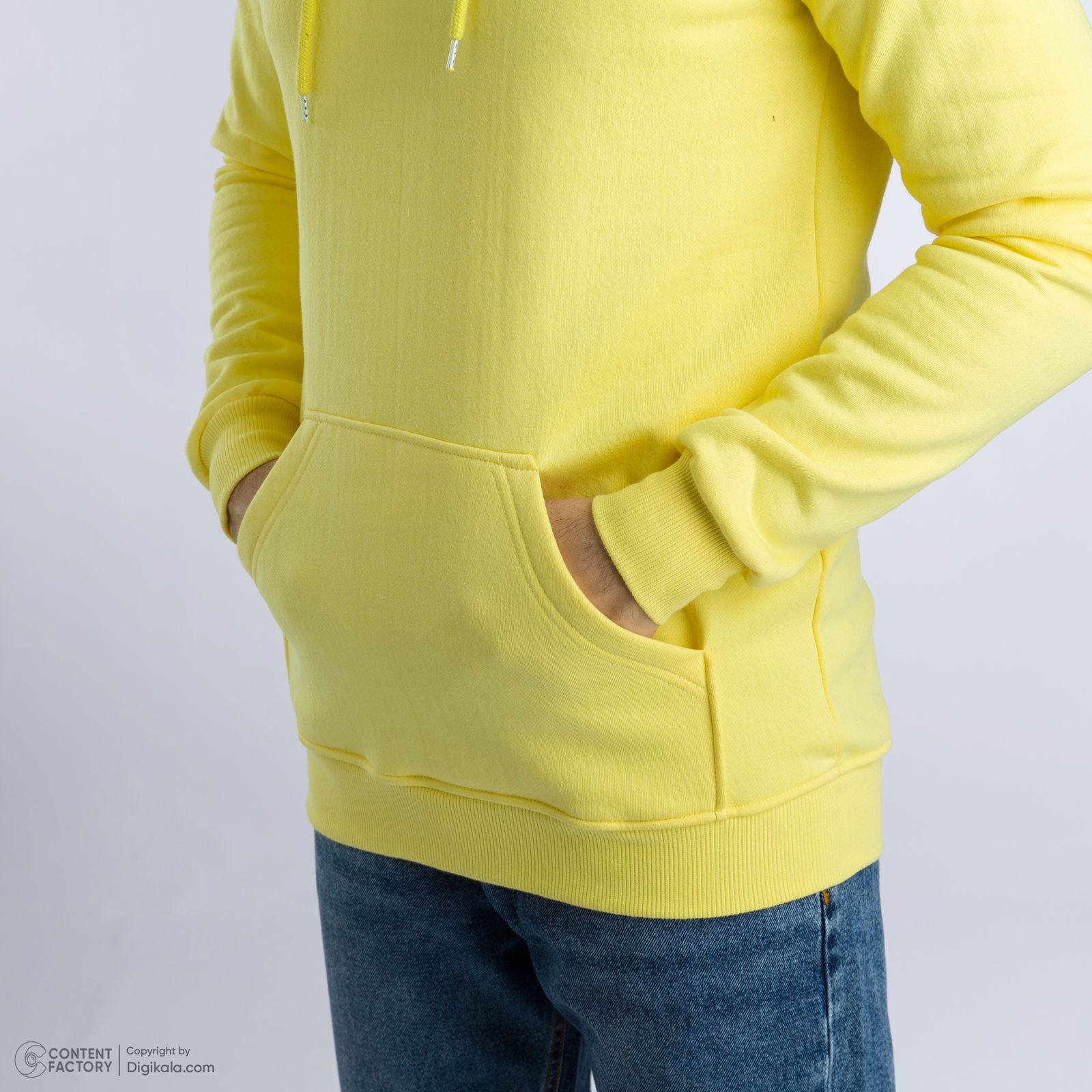 هودی مردانه پاتن جامه مدل  دورس 107621020204395 رنگ زرد -  - 10
